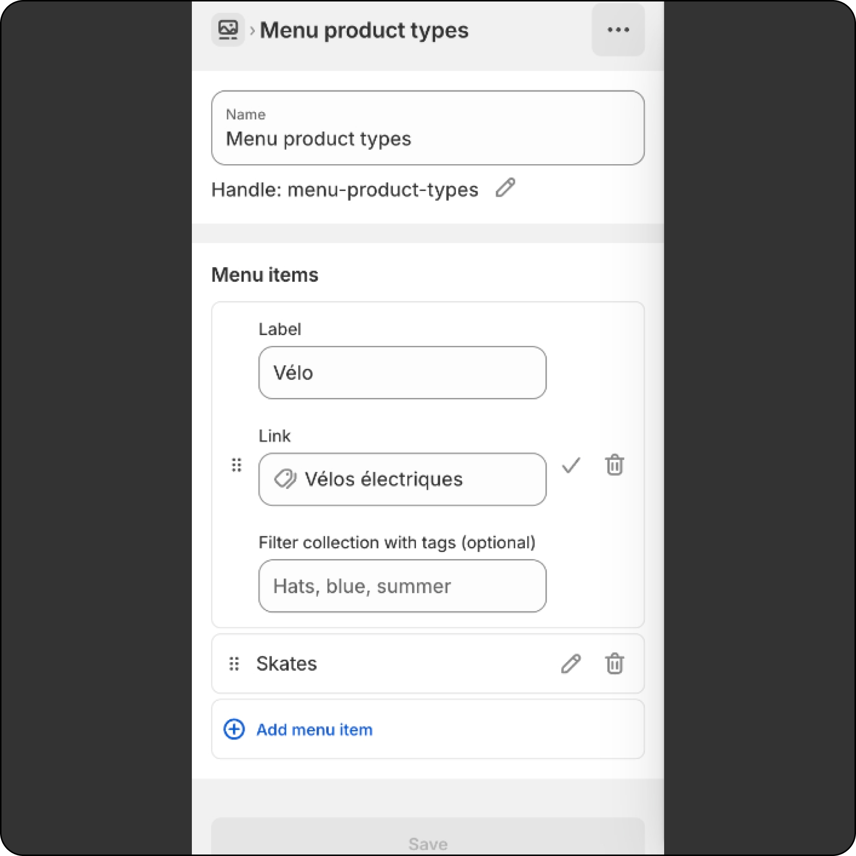 Development and testing